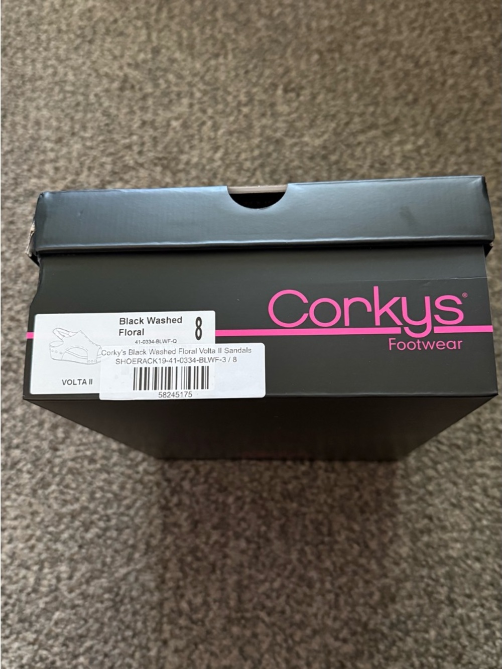 Two for one price,  Corkys Multicolor Speckled and closed toe Slingback Sandals - Picture 4 of 9